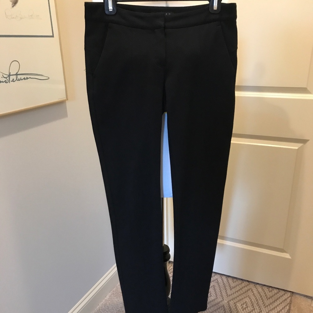Theory Black Cropped Pants